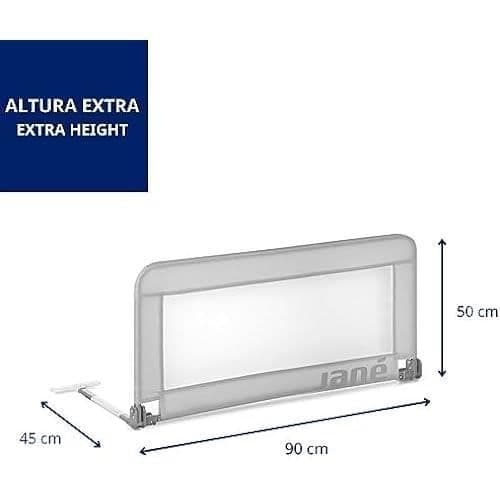 Jané Fällbar sängstång med bärväska, extra hög design, längd 90 cm