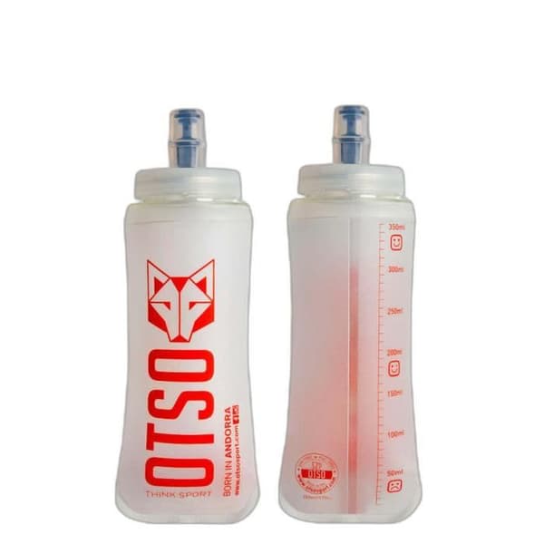 Stor flaska flaska Otso 350ml - vit/röd - 350 ml