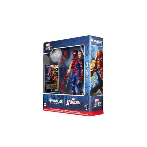 Set figurine + kort Magic The Gathering Marvel Legends Series Spider-Man