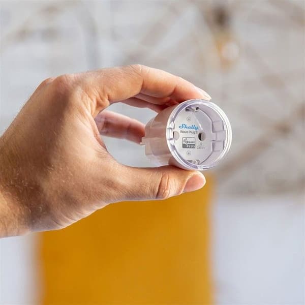 Smart Plug Shelly Plug S Z-Wave Utomhus Vit