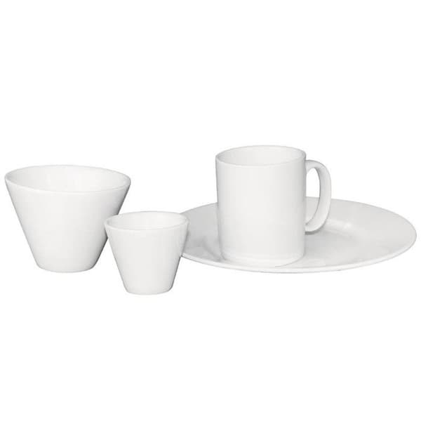 Konisk ramekin - OLYMPIA - Ø 70 mm - Porslin - 12-pack - Blank vit