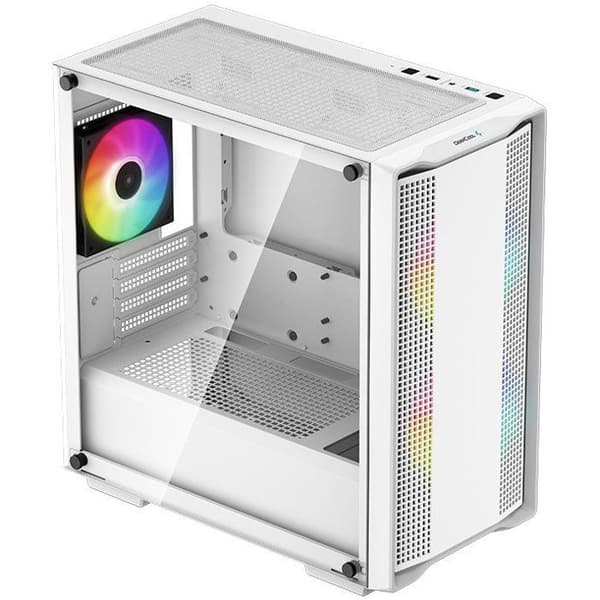 PC-chassi - DEEPCOOL - R-CC360-WHAPM3-G-1 - CC360 - ARGB vit