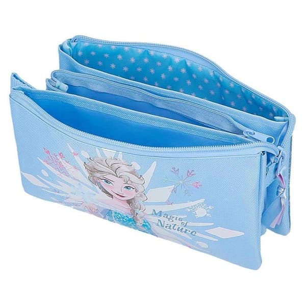 Makeupväska - DISNEY - 2944321 - Blå - Polyester - Tredelad fack