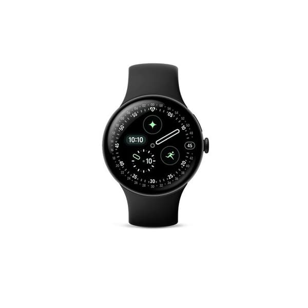 Klocka - GOOGLE - Pixel Watch 4 - 45 mm - Bluetooth - Matt svart - IP68