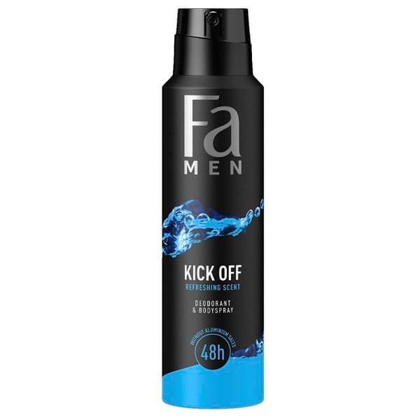 Fa Men Kick Off 48h Fräschande Deodorant Spray, 150ml