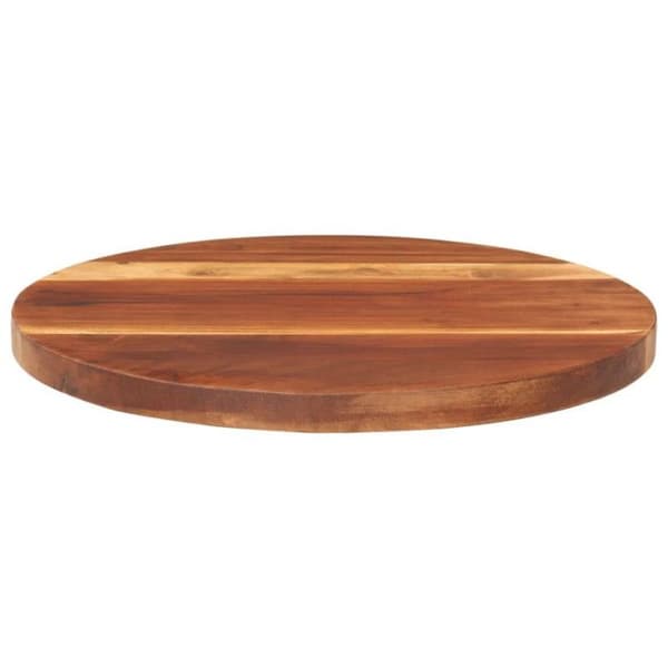Rund bord av solid trä 25-27 mm 40 cm