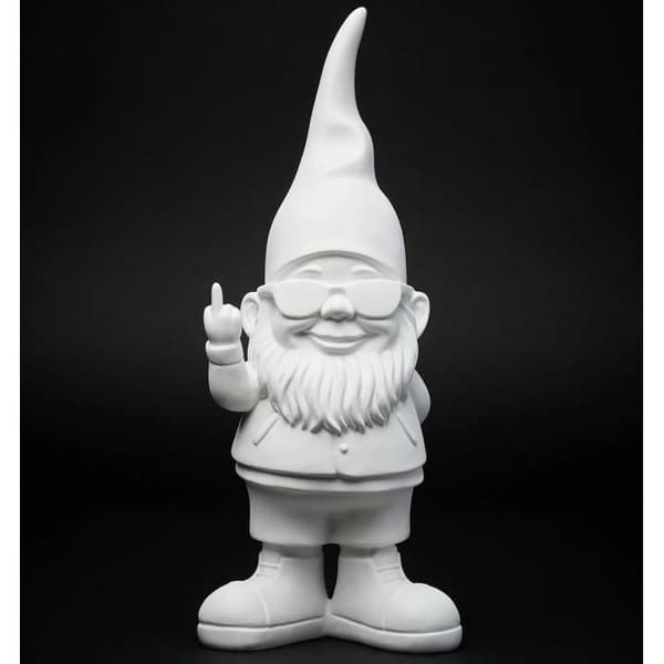 Staty Mini Bernardo Vit fingertopp i medelfingret