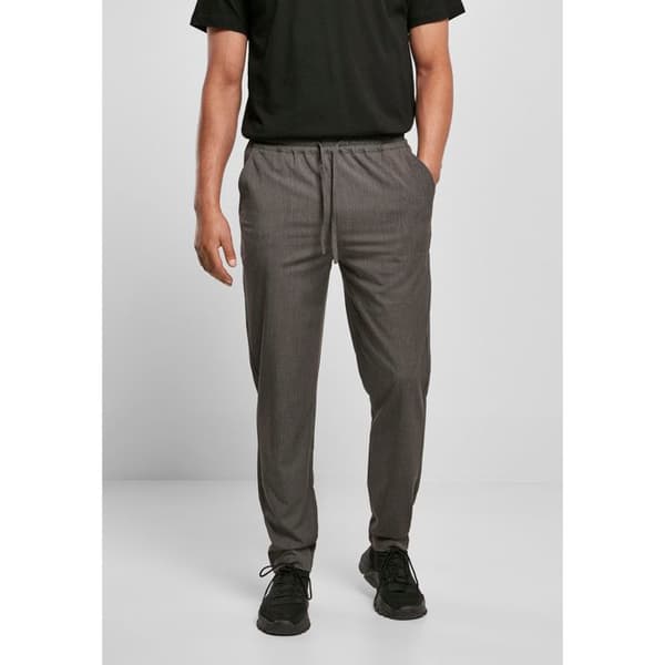 Joggingbyxor - Urban Classics - Taperade - Grå - Regular - Elastisk midja