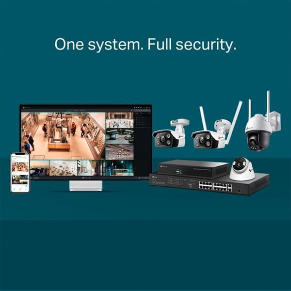 IP-säkerhetskamera - TP-LINK - VIGI C340-W - 2560 x 1440 - Utomhus - Vit