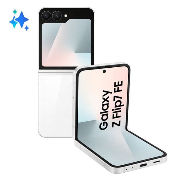 Samsung Galaxy Z Flip7 FE Fällbar Smartphone 8GB 128GB 50MP Vit