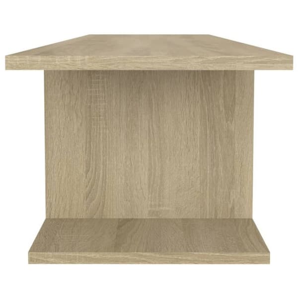 Väggmonterad TV-möbel Ek sonoma 103x30x26,5 cm