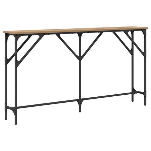 Bordskonsol - Ek - 140x23x75 cm - Rektangulär - Matt Finish
