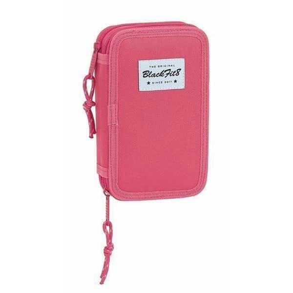 Pencilväska - BlackFit8 - Dubbel BlackFit8 - Rosa - 28 st - Polyester