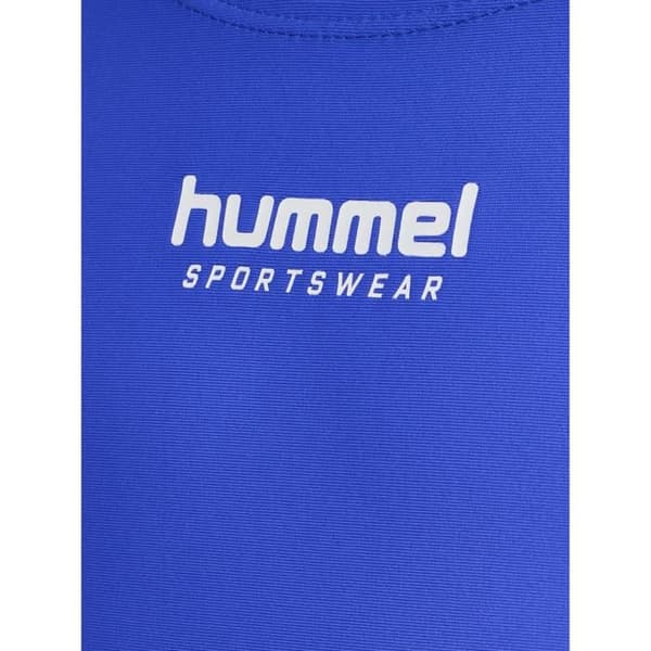 Baddräkt 1-delad flicka Hummel Solid - bländande blå