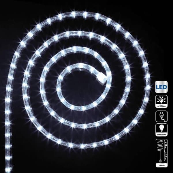 Utomhus elektrisk rör 18m 324 LED kall vit Feeric lights & jul