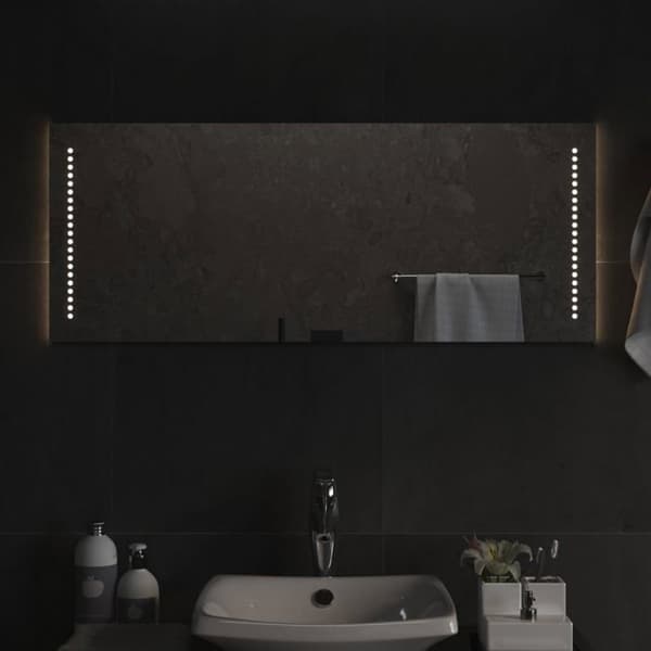vidaXL LED-badrumsspegel 100x40 cm 151734