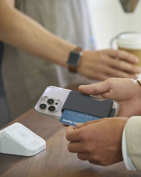 Plånbok - SPECK - ClickLock Wallet - Magnetisk - Mjuk - Kustblå