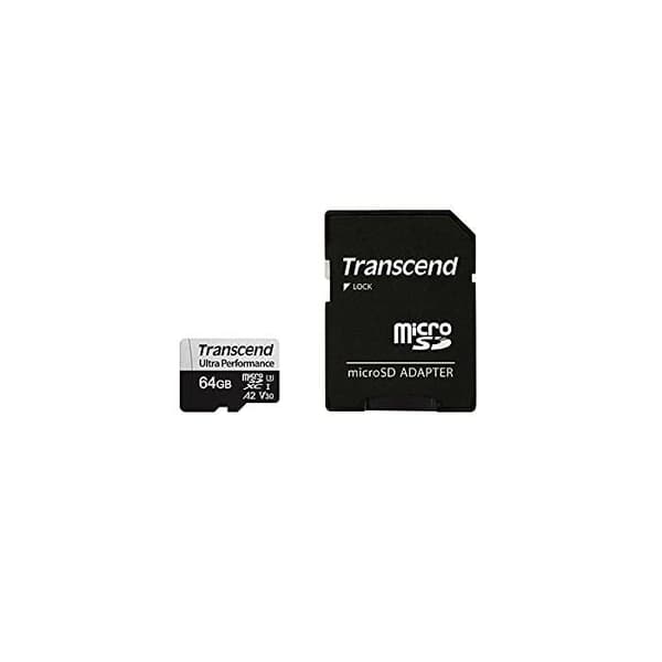 Minneskort - Transcend - 340S - 64 Go - MicroSDXC - UHS-I Klass 10