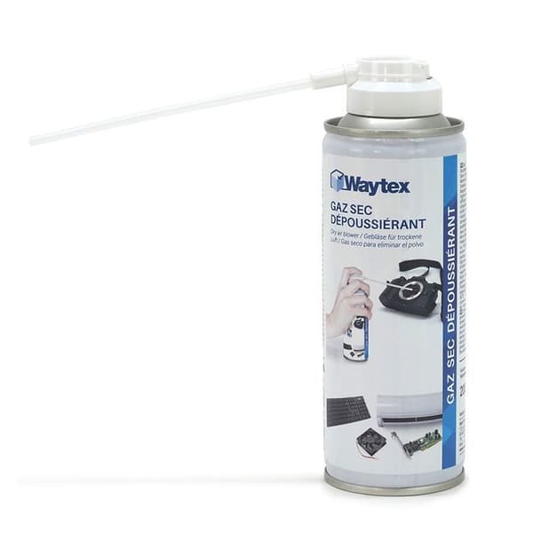 Tryckluftsdammrengöring 200 ml — Ultra kraftig datorspray 5 bar, förlängningsrör