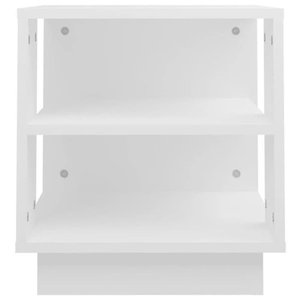 vidaXL Soffbord Vit 40x40x43 cm Konstruerat trä