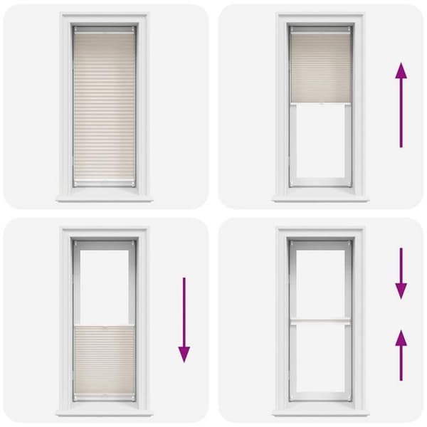vidaXL Butik plissé 40x100 cm Crème 240617