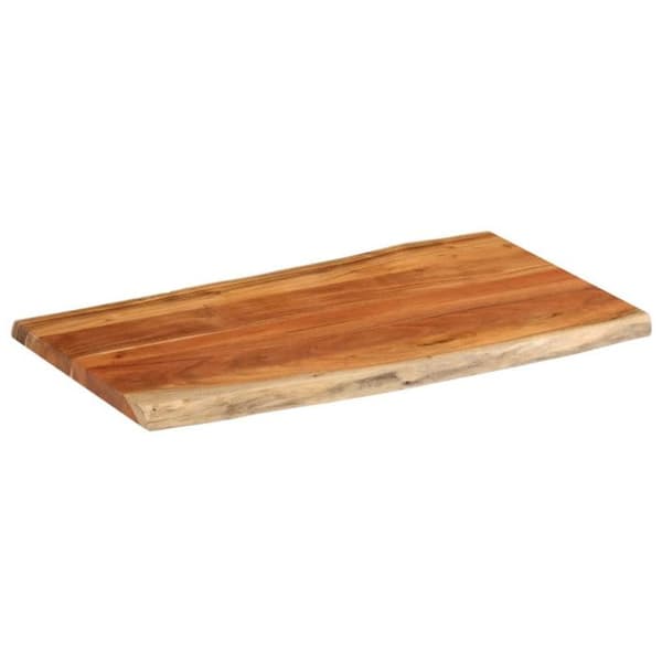 Desser bord 100x60x3,8cm rektangulär massivt akacia trä