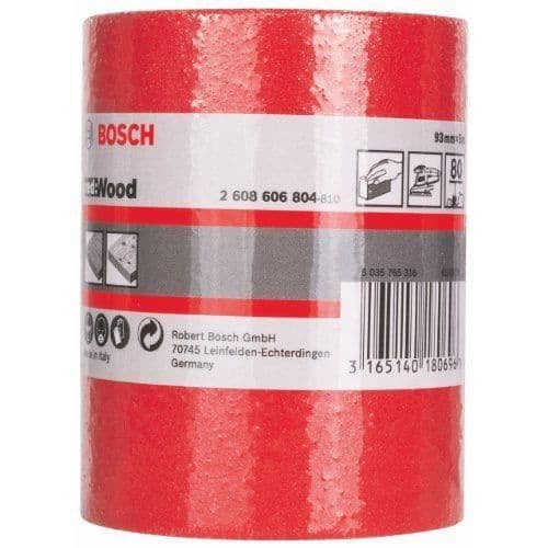 Slipmattan - BOSCH - 93mmx5m - Korn 80 - Dimensioner 93mm x 5m