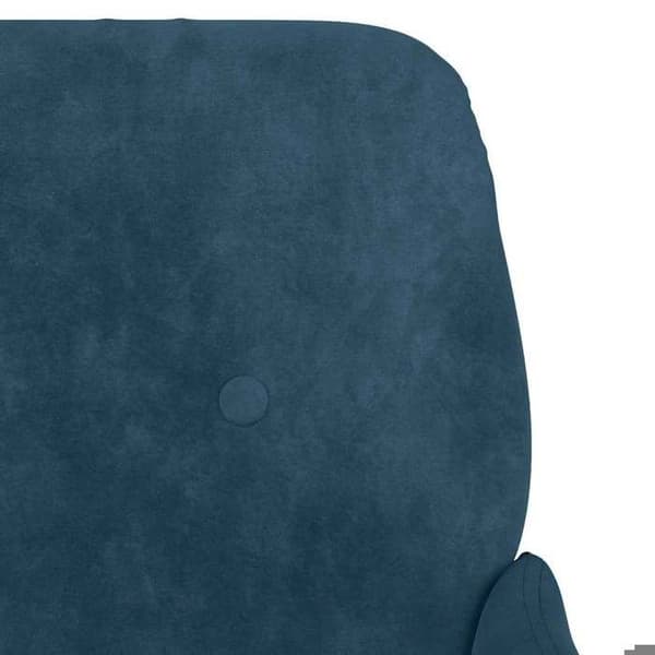 vidaXL Blå Soffa 108x79x79 cm Sammet 351423