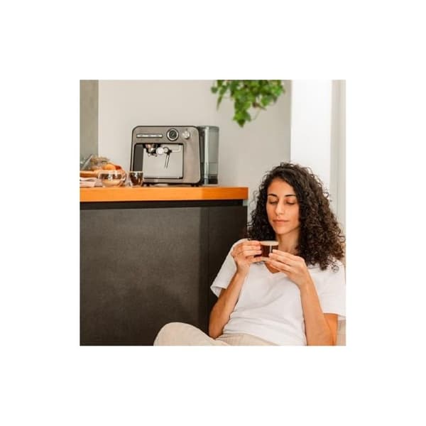Cecotec Espressomaskin Power Espresso 20 Square Pro, 1450 W, 20 bar, Thermoblock, Ångspruta, 2 koppar kaffe