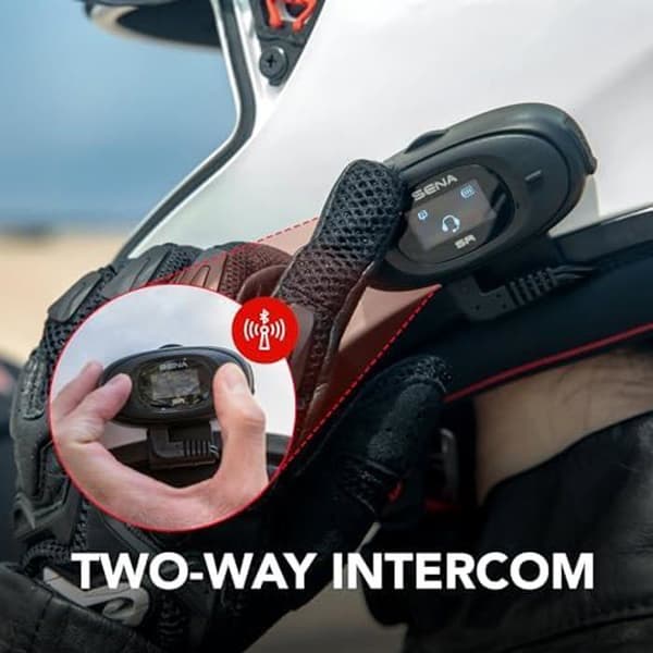 Intercom Bluetooth - SENA - 5R-01 - Svart - Kabel ingår - USB-uppladdningsbar