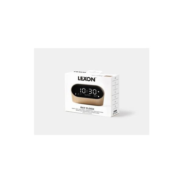 Radio-väckarklocka Lexon RAY CLOCK SVART