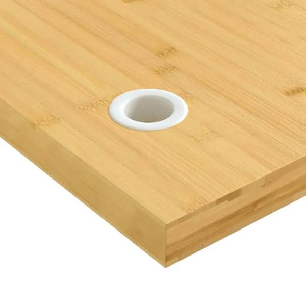 vidaXL bordsskiva 110x55x4 cm Bambu 352763
