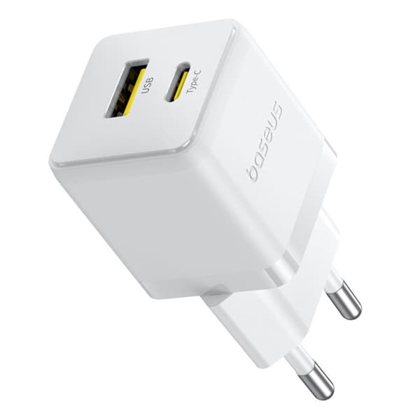 Laddare - BASEUS - Palm (CCZC20UE) - 20W - USB Typ-C - Månsfärgad