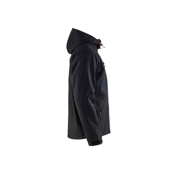 Vinterjacka Softshell med huva - Blaklader -...