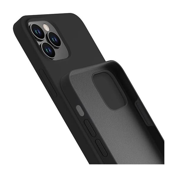 Skyddsfodral för iPhone 12 Pro Max 3MK Silikon Svart