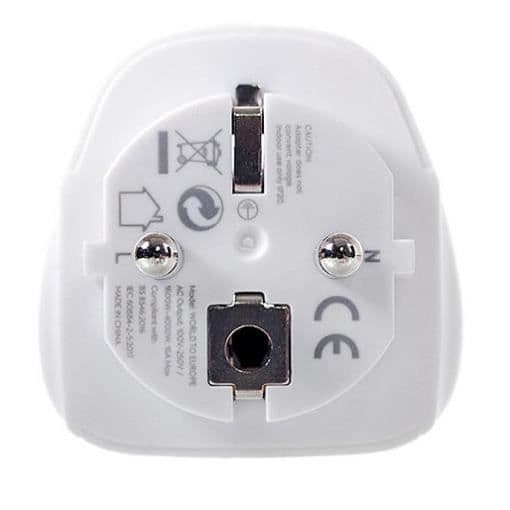 Lifeventure reseblad EU 50 mm vit