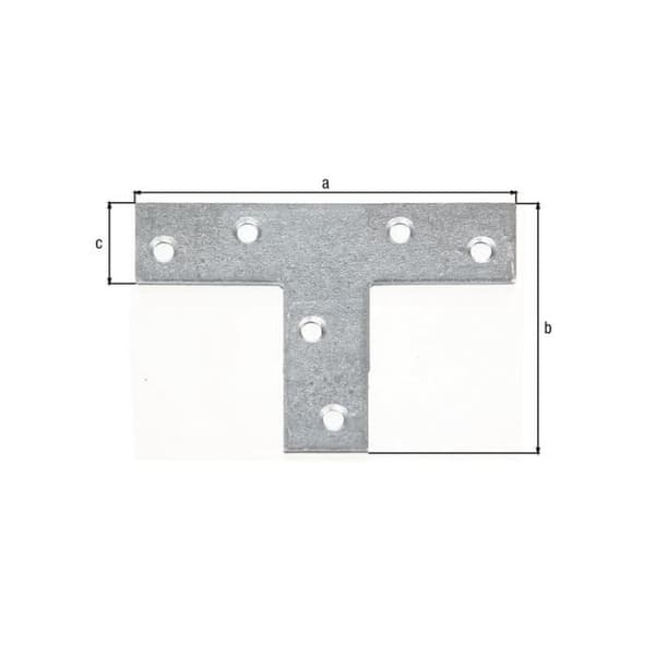 Sendzimir galvaniserad monteringsplatta 70x50x16