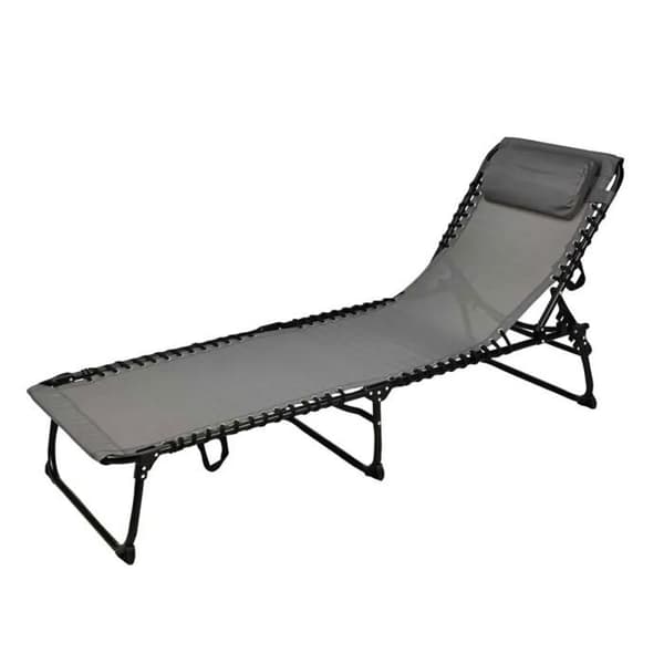 Fällbar Salong Metallic Svart.