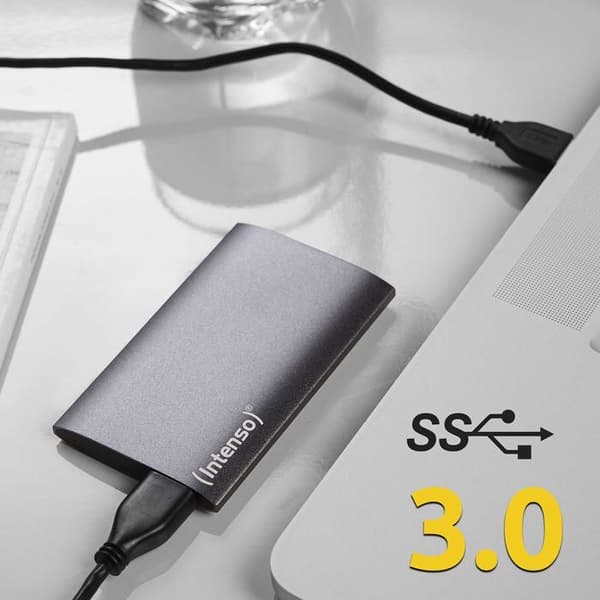 Extern hårddisk - INTENSO - 3823440 - 256 GB SSD - 1,8' - USB 3.0