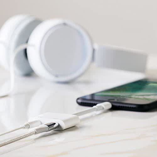 BELKIN Ljudadapter + Lightning - 3,5 mm - Vit - Iphone 7 7+ SE 6S 6S+