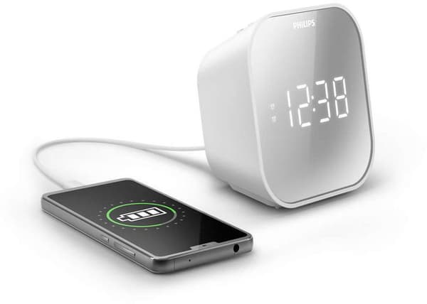 Radio Väckarklocka Philips TAR4406 Med Spegelyta