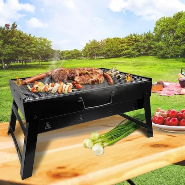 Grill - Maestro - MR-1010 - Flexibel - Portabel - Förkromad metall