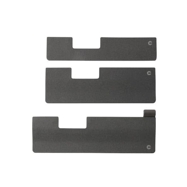 Bambu-handledsstöd - Kontur - Svart - Minimalistisk - Skum - Rektangulär - 10x5x2 cm - 0.32 kg
