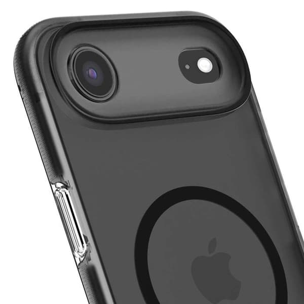 MagSafe-skal - DECODED - iPhone 17 Air - DropTec - Stötresistent - Svart Transparent