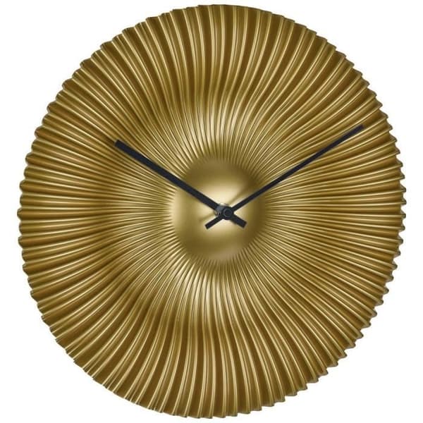 Väggklocka - TFA DOSTMANN - ROKOKO - 330 mm - Modern design - Guldfärg