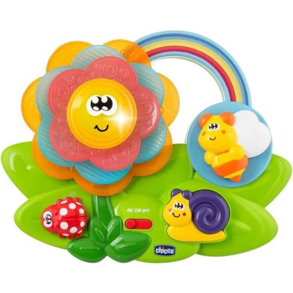 Utvecklingsleksak - CHICCO - Sensorisk aktivitetsblomma - Grön - Blandad - 6 månader+