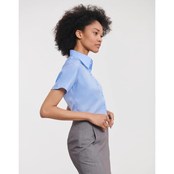 Damblus Russell Athletic Ultimate Non-iron - ljus himmel