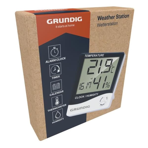 Grundig Digital Väderstation 9.5x10.5x2cm