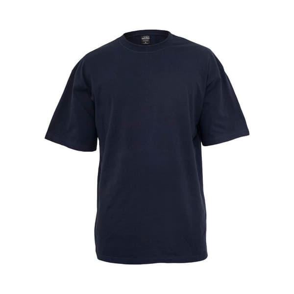 T-shirt - URBAN CLASSICS - Basic Tall - Blå - Korta ärmar - Rundad hals