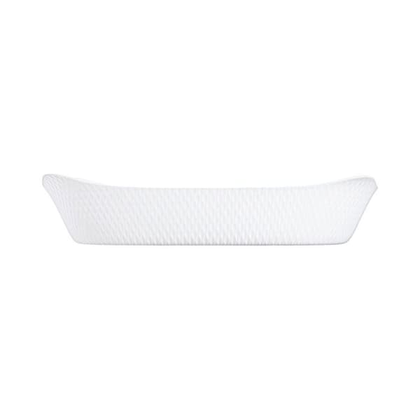 Vit ugnsform 34 x 25 cm Smart Cuisine Wavy - Luminarc